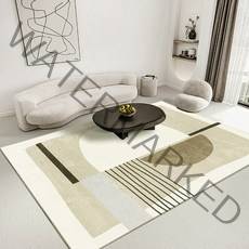 바이빔 북유럽 디자인 거실 대형 침실 사계절 러그 워셔블 먼지없는 카페트