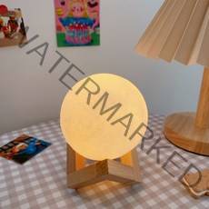 브루이 무드등 달모양 8cm, 화이트