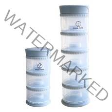 모아케어 휴대용 분유케이스 3단 + 5단, 모던그레이