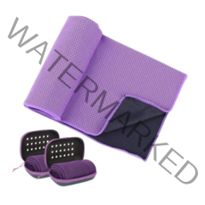 워너픽 쿨링 스포츠타올, 2개, 퍼플