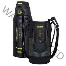 써모스 원터치 스포츠 보틀, 블랙옐로우(FFZ-801FK-BKY), 800ml