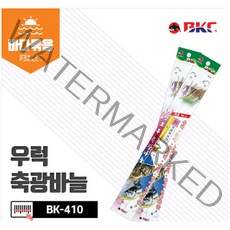 백경 레인보우 어피 축광바늘BK-410 농어부시리삼치우럭카드채비, 1개