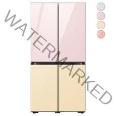 [색상선택형] 삼성전자 비스포크 4도어 프리스탠딩 양문형 냉장고 870L 방문설치, RF85C9101AP