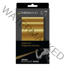 세라밴드 2M 오리지널 밴드 단계별 탄성저항 밴드 +운동매뉴얼, 골드(7단계)