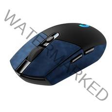 Logitech G304 용 초박형 편안한 땀 방지 마우스 미끄럼 그립 테이프, 파란