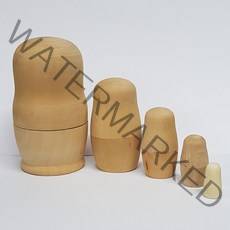 아이디몬 러시아인형 5P 1세트 마트료시카 DIY 나무 인형 만들기, 1개