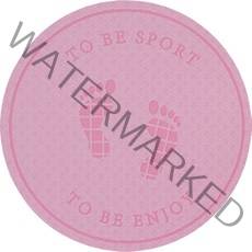 피어니스트 라운드 줄넘기 전용 TPE 매트, 핑크