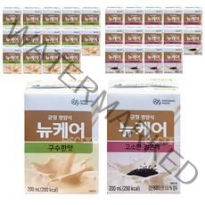 뉴케어 구수한맛15팩 고소한 검은깨15팩 총30팩(빨대형), 1세트, 200ml