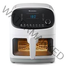 리빙웰 투명 에어프라이어 디지털 YD-55K07B, 화이트