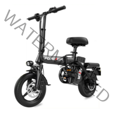 전기자전거 14인치 전동 접이식 배달용 출퇴근 경량형 스포츠형 전기 자전거, 기본형, 15Ah 75-90KM