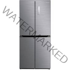 캐리어 클라윈드 피트인 4도어 냉장고 방문설치, 메탈실버, KRNF427SPH1