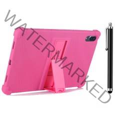 컬러 하우징 범퍼 거치대 케이스 TB-J706F/J706L/J706N + 터치펜, PINK