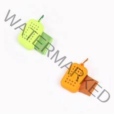 몬스터 스포츠 타월 2종 세트, 그린, 오렌지, 1세트