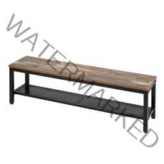 도리퍼니처 아이언 1200 블랙 철제 거실장, 빈티지