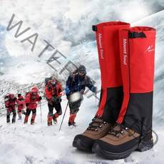 뱀각반 심마니각반 쇼스패츠 치마각반 안전각반 하이킹 레깅스 각반 방수 부츠 신발 다리 커버 사냥 등반 캠핑 스키 여행 레그 워머 발 커버 스노우 각반, 강화된 검정, m(38-40)