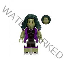 호환블록 어벤져스 미니피규어 쉬헐크 토르 광택스파이더맨, 610번 1980 쉬헐크