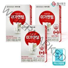 광동제약 이가엔탑 [약국정품] 프로폴리스 칼슘, 180정(6개월) +헬시링크 마스크1팩, 3개, 60정