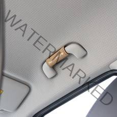 [써카] 싼타페TM 더뉴 싼타페 자동차 루프 손잡이 엠블럼 커버 DIY튜닝 장식 악세사리 용품, 베이지_1P