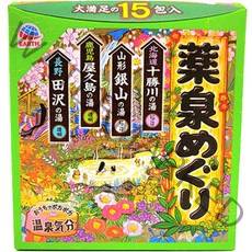 바스로망 온천기행 입욕제 약천 30g x 15p 세트, 450g, 1세트