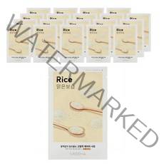 미샤 에어리 밀착 시트 마스크 쌀, 1개입, 20개