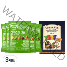 견과공장 하루견과 그린 20g x 5p + 선물포장박스, 3세트