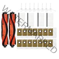 라이드스토 W2 샤오미 라이드스토 W2 브러쉬 필터 더스트백 부품, 1개, 메인브러쉬 + 사이드브러쉬 4개