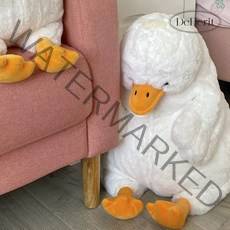 데데리트 안고자는 보들보들 귀여운 오리 꾸덕이 애착 선물용 봉제 인형, 오리 꾸덕이-42cm