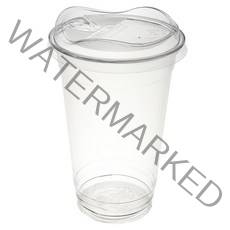 커피촌 투명 PET 아이스컵+스트로우프리 리드 470ml, 100개입, 1세트