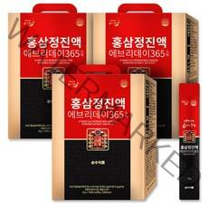 순수식품 6년근 홍삼 진액 에브리데이 365 300포(총 3박스) 홍삼정 홍삼스틱, 10g, 300개