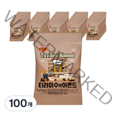 머거본 티라미수맛 아몬드, 10g, 100개