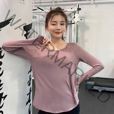 SKW 오버핏 찰랑 요가 필라테스 상의