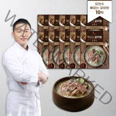 뼈없는 갈비탕 유현수 셰프의 상온보관 프리미엄 갈비탕!, 700g, 10개
