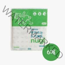 씻어쓰는 패드 누기 리필패드(중형) 6매 애견패드 강아지패드, 상세 설명 참조