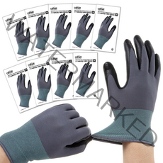 코멧 NBR 코팅 다목적 작업용 안전 장갑, 10개