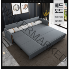 수납형 접이식 소파베드 2인용 3인용 4인용 소파, A 디자인, 스펀지 7cm