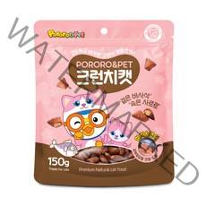 뽀로로펫 고양이 간식 크런치캣 150g, 참치 + 연어 혼합맛, 1개