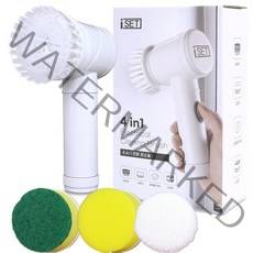 iSET 강력파워 청소 전동솔 자동 브러쉬 청소솔 욕실 청소기 청소전동솔 1세트, 전동청소솔(건전지형)