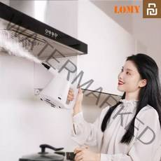 샤오미유핀 강력살균 핸디형 스팀청소기 다기능 주방 오일 청소 기계 고온 고압, 화이트