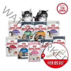 로얄캐닌 고양이파우치 습식 85G +사은품 파우치클립증정 면역력강화도움 체중관리, 85G X 12개, 스테럴라이즈드 로프