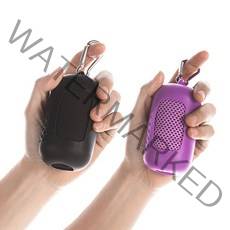 볼파스 휴대용 쿨 스포츠타올, 블랙 x 퍼플, 1개