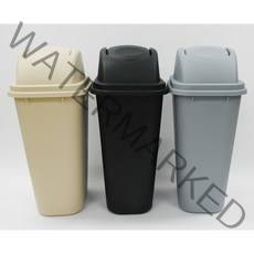13~50리터 인테리어 고급휴지통 쓰레기통 분리수거 카페 사무실 대형휴지통, 40L 블랙 하부만, 1개