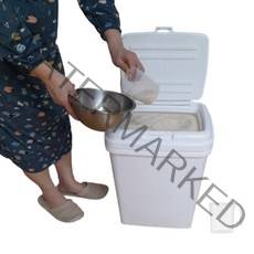 컵포함 대용량 20kg 30kg 진공쌀통 뒤주 쌀보관통 독항아리, 20kg 컵포함