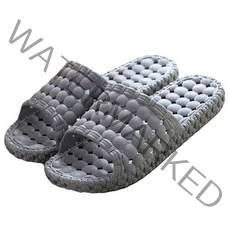 블럭마트 심플 욕실화 GRAY 남성용