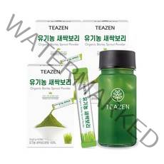 티젠 유기농 새싹보리 분말 30스틱 + 보틀증정, 단품없음
