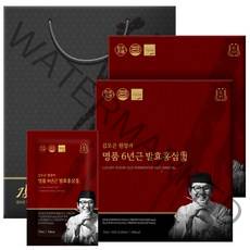 김오곤원장의 명품 6년근 발효홍삼 + 쇼핑백 선물세트, 2개, 2100ml