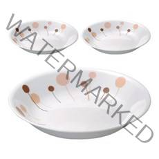 코렐 꽃솜 찬기 중, 혼합색상, 3개