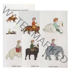 앳하스홈 노르딕 천연펄프 키친클로스(행주) 5P SET, 상세 설명 참조