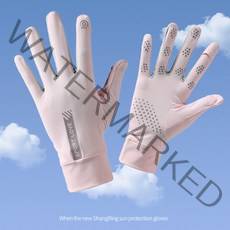 햇빛 자외선 차단 여름용 등산 여성 장갑 쿨 매쉬 UV 여름, 핑크, 논슬립매쉬쿨링장갑