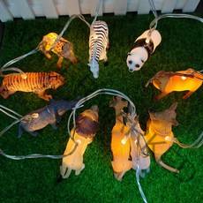 인디케이 사파리 LED 조명 가랜드 2P, 혼합색상