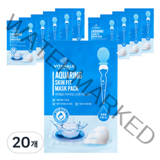 비타할로 아쿠아링 스킨핏 마스크팩, 1개입, 20개